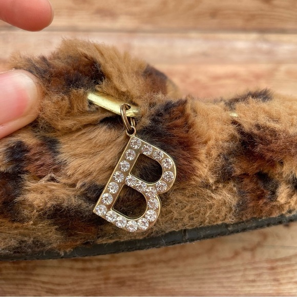 Bebe Fanny Womens Faux Fur Footbed Slide Sandals size 7 - Picture 3 of 15